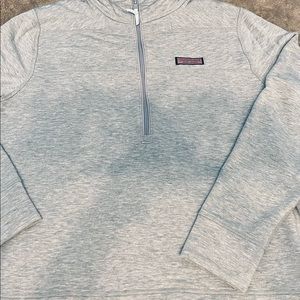 VINEYARD VINES 1/4 Zip Pull Over Sweatshirt gray Size S